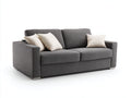 Sofás 2 plazas de tela 175 x 90 x 85 cm - Gris antracita - Asiento acolchado y diseño contemporáneo